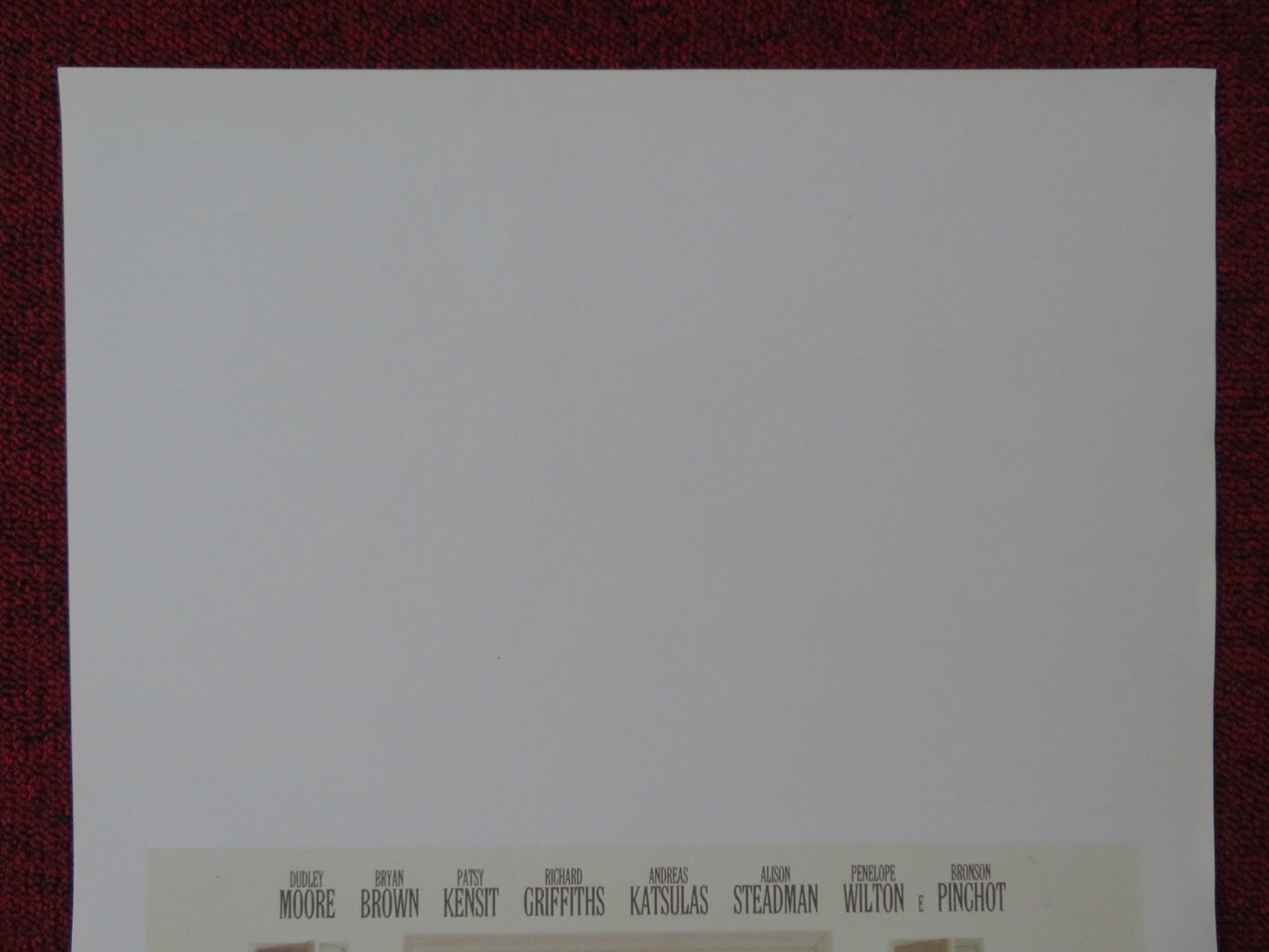 BLAME IT ON THE BELLBOY ITALIAN LOCANDINA POSTER DUDLEY MOORE BRYAN BROWN 1992 Rendezvous Cinema Movie posters