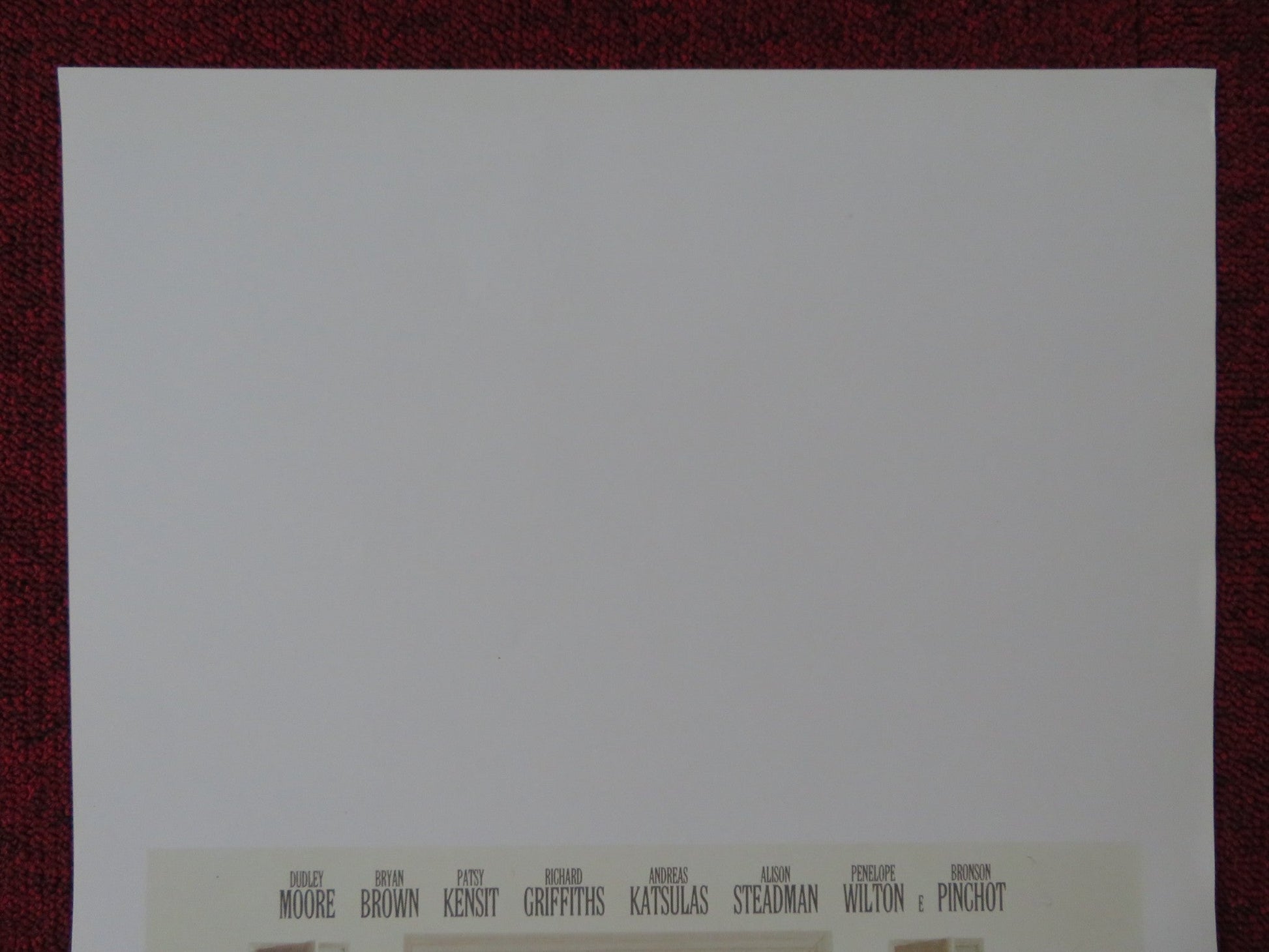 BLAME IT ON THE BELLBOY ITALIAN LOCANDINA POSTER DUDLEY MOORE BRYAN BROWN 1992 Rendezvous Cinema Movie posters