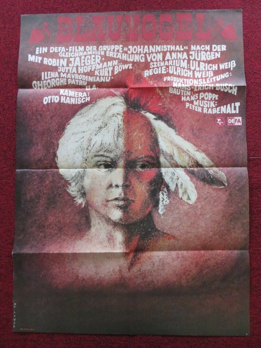 BLAUYOGEL GERMAN A1 (33"x 23") POSTER ROBIN JAEGER GABRIEL MARIAN OSECIUC 1979 - Rendezvous Cinema