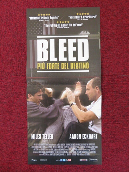 BLEED FOR THIS ITALIAN LOCANDINA (26.5"x12.5") POSTER MILES TELLER 2016 Movie posters