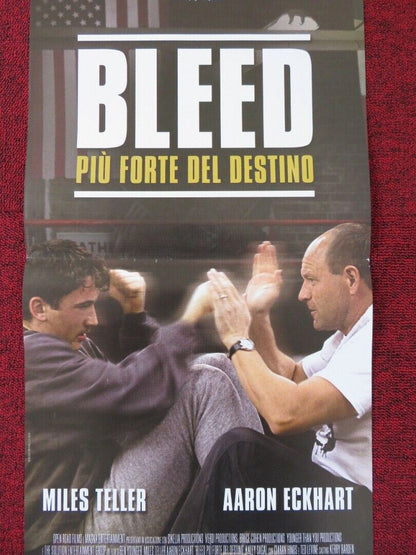 BLEED FOR THIS ITALIAN LOCANDINA (26.5"x12.5") POSTER MILES TELLER 2016 Movie posters