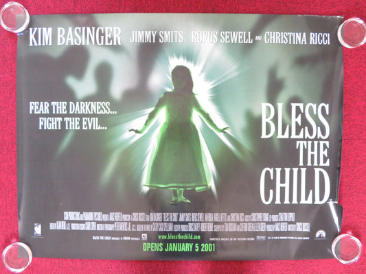 BLESS THE CHILD UK QUAD (30"x 40") ROLLED POSTER KIM BASINGER C. RICCI 2000 Rendezvous Cinema Movie posters
