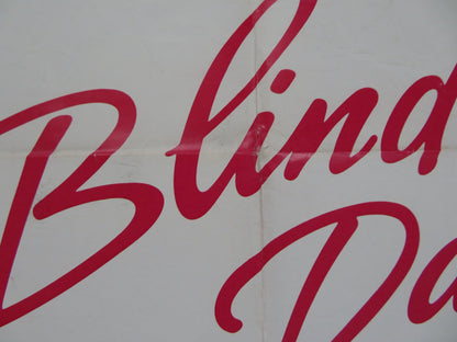 BLIND DATE UK QUAD POSTER FOLDED KIM BASINGER BRUCE WILLIS 1987 Rendezvous Cinema Movie posters