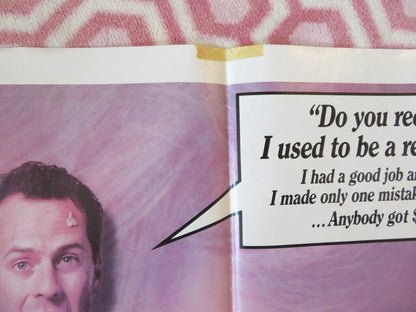 BLIND DATE US ONE SHEET POSTER FOLDED KIM BASINGER BRUCE WILLIS 1987 Movie posters