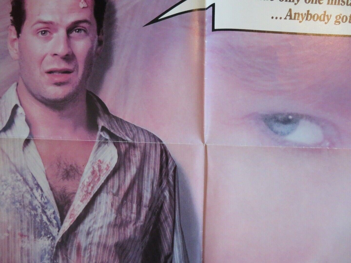 BLIND DATE US ONE SHEET POSTER FOLDED KIM BASINGER BRUCE WILLIS 1987 Movie posters