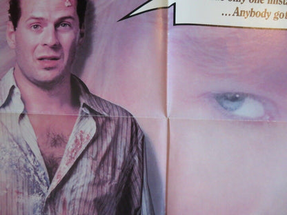 BLIND DATE US ONE SHEET POSTER FOLDED KIM BASINGER BRUCE WILLIS 1987 Movie posters
