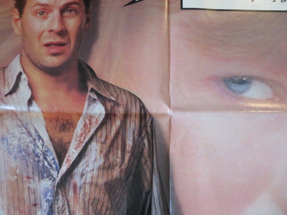 BLIND DATE VIDEO VHS POSTER FOLDED BRUCE WILLIS KIM BASINGER 1987 Movie posters