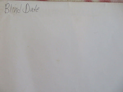 BLIND DATE VIDEO VHS POSTER FOLDED BRUCE WILLIS KIM BASINGER 1987 Movie posters