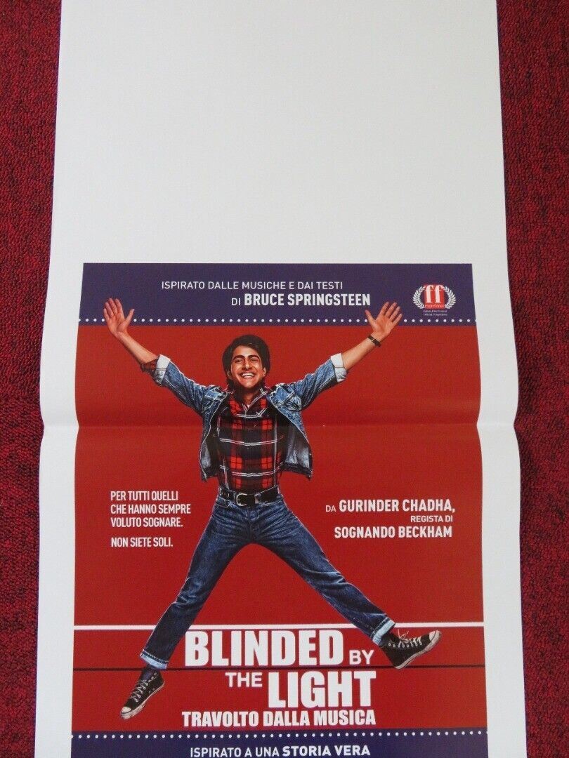 BLINDED BY THE LIGHT ITALIAN LOCANDINA (27.5"x13") POSTER V KALRA '19 Rendezvous Cinema Movie posters