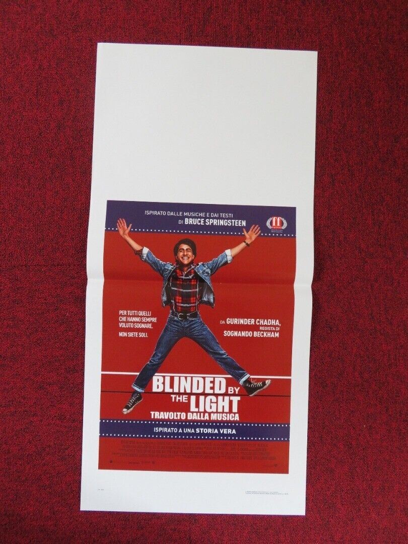 BLINDED BY THE LIGHT ITALIAN LOCANDINA (27.5"x13") POSTER V KALRA '19 Rendezvous Cinema Movie posters