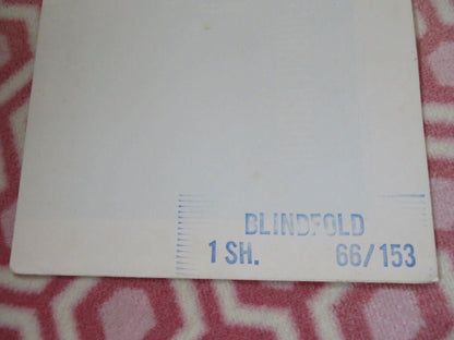 BLINDFOLD FOLDED US ONE SHEET POSTER ROCK HUDSON CLAUDIA CARDINALE 1966 Movie posters