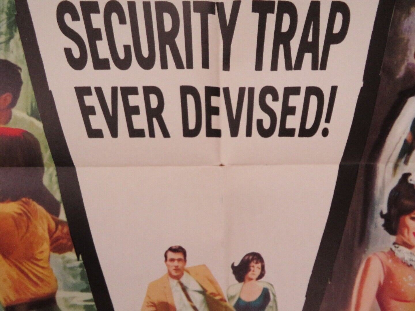 BLINDFOLD FOLDED US ONE SHEET POSTER ROCK HUDSON CLAUDIA CARDINALE 1966 Movie posters