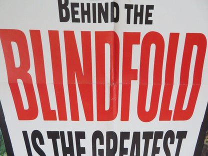 BLINDFOLD FOLDED US ONE SHEET POSTER ROCK HUDSON CLAUDIA CARDINALE 1966 Movie posters