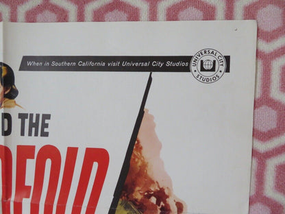 BLINDFOLD FOLDED US ONE SHEET POSTER ROCK HUDSON CLAUDIA CARDINALE 1966 Movie posters