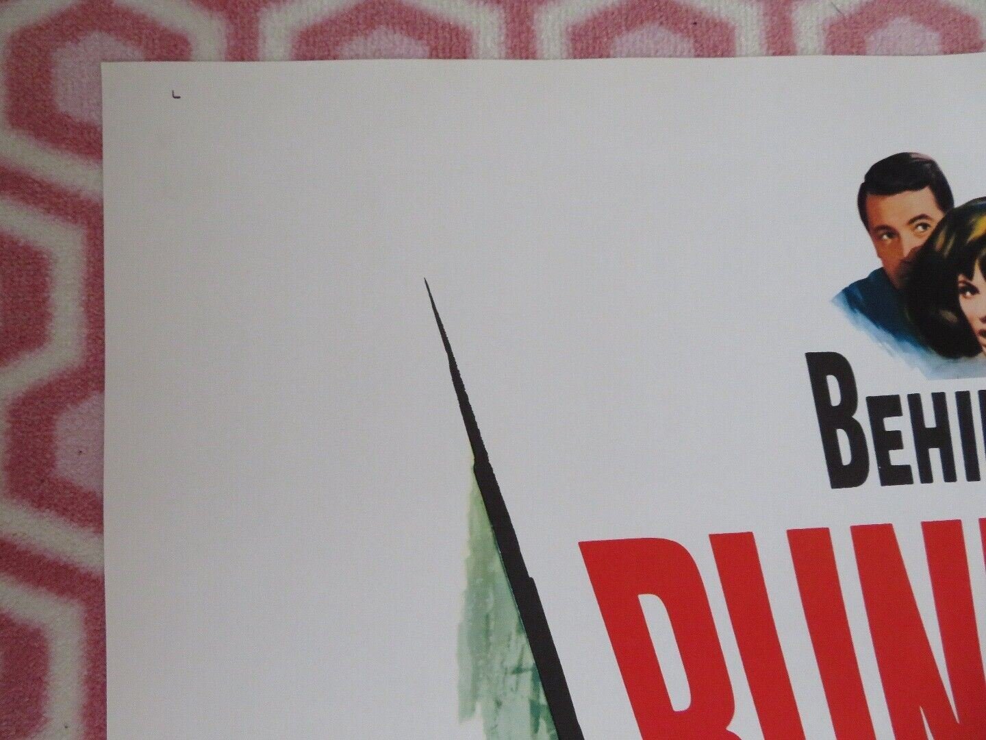 BLINDFOLD FOLDED US ONE SHEET POSTER ROCK HUDSON CLAUDIA CARDINALE 1966 Movie posters