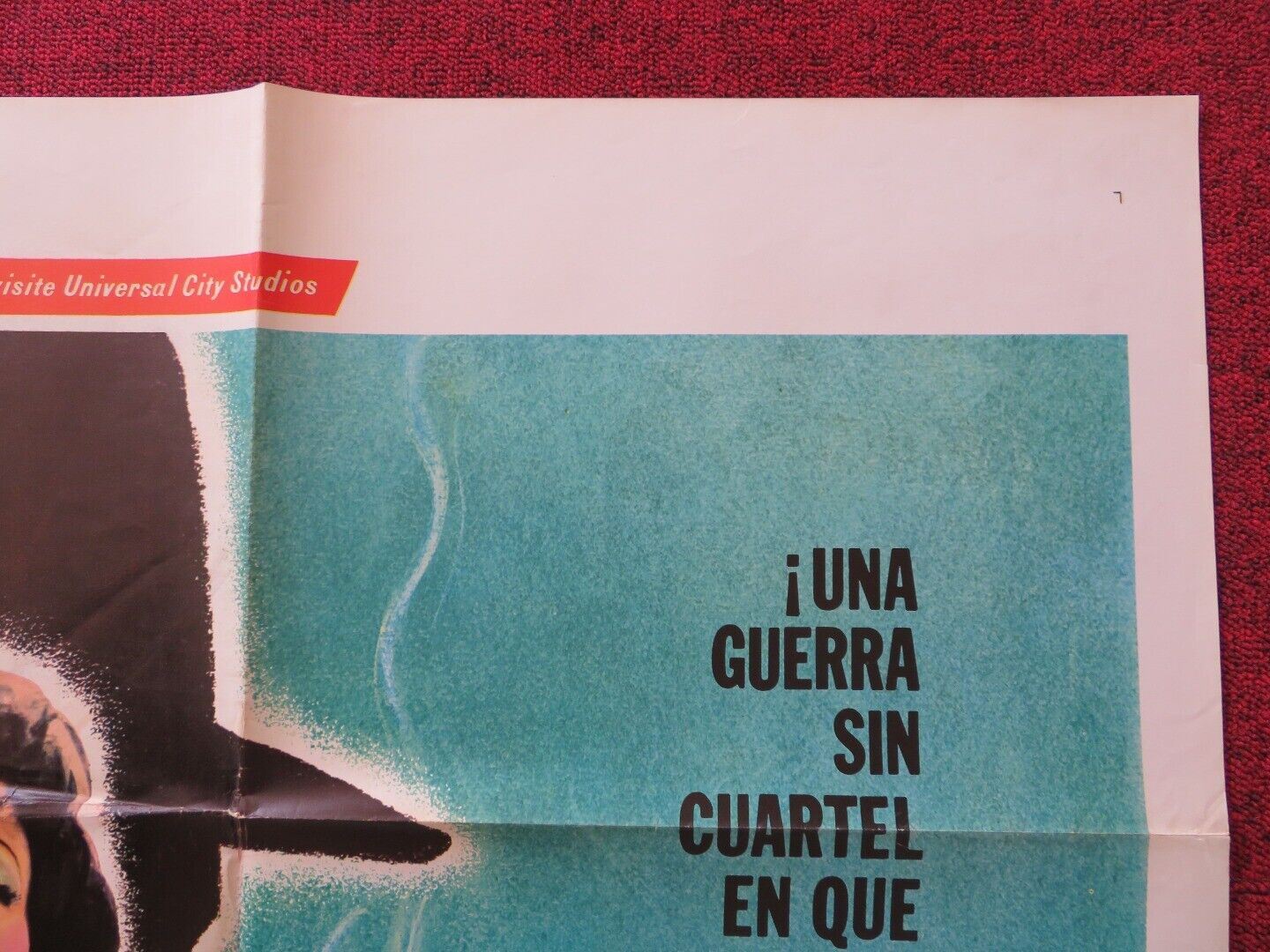 BLINDFOLD SPANISH ONE SHEET FOLDED POSTER ROCK HUDSON CLAUDIA CARDINALE 1966 - Rendezvous Cinema