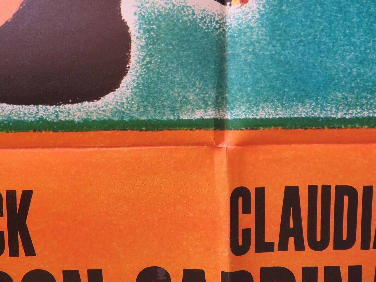 BLINDFOLD SPANISH ONE SHEET FOLDED POSTER ROCK HUDSON CLAUDIA CARDINALE 1966 - Rendezvous Cinema