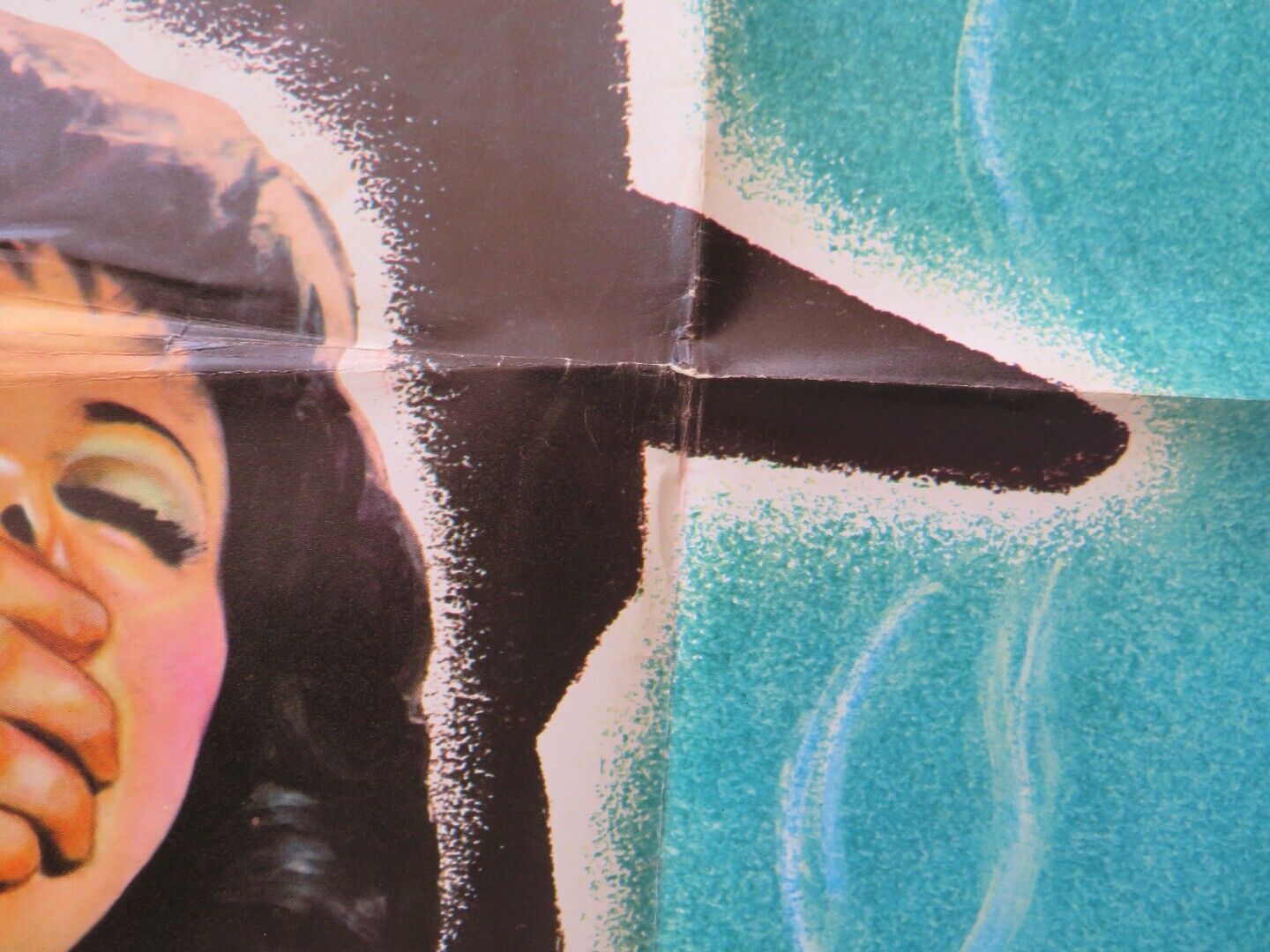 BLINDFOLD SPANISH ONE SHEET FOLDED POSTER ROCK HUDSON CLAUDIA CARDINALE 1966 - Rendezvous Cinema