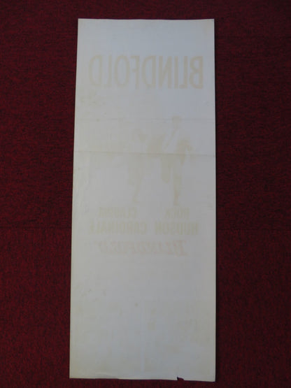 BLINDFOLD US INSERT (14"x 36") POSTER ROCK HUDSON CLAUDIA CARDINALE 1966 Rendezvous Cinema Movie posters