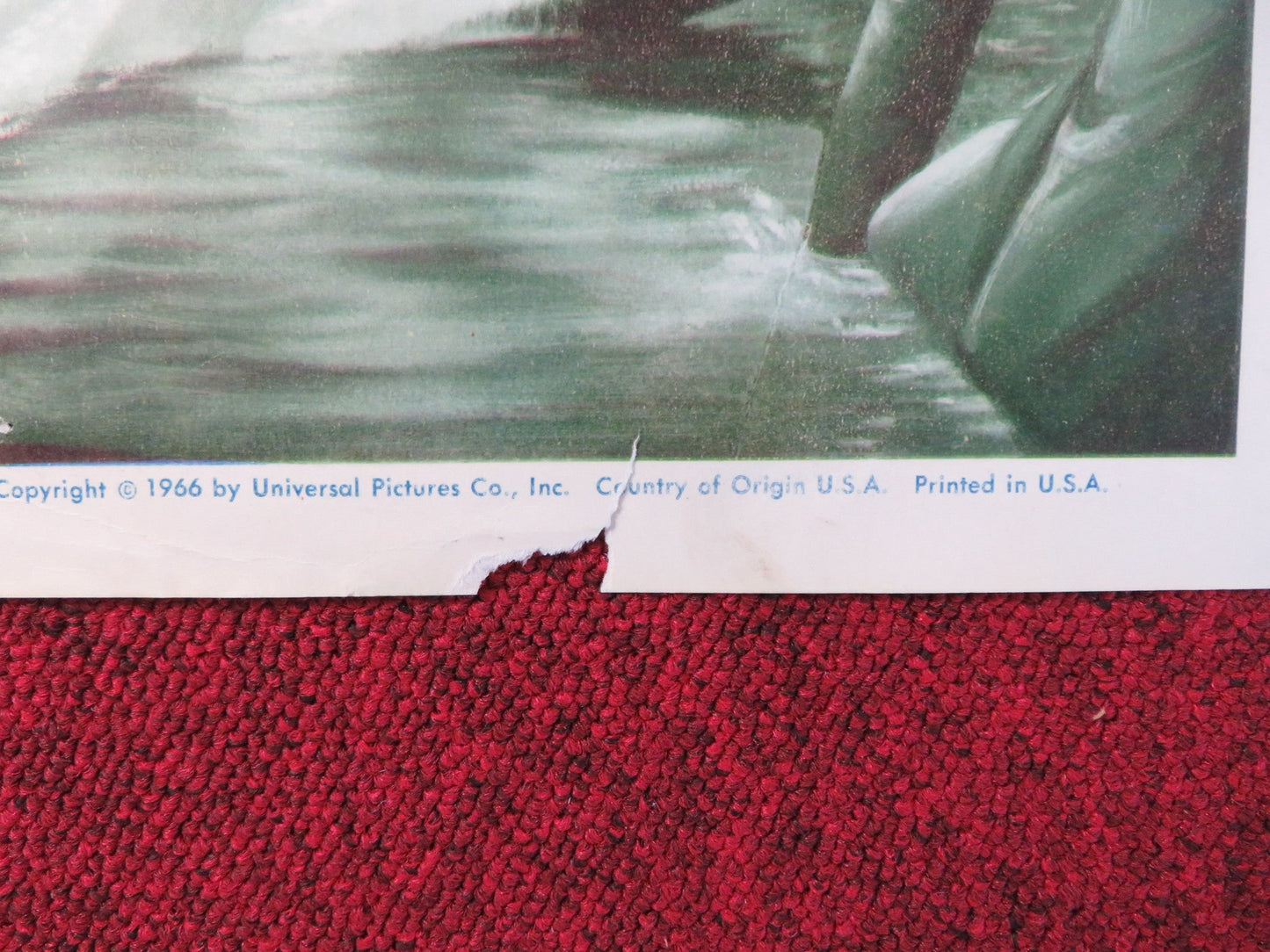 BLINDFOLD US INSERT (14"x 36") POSTER ROCK HUDSON CLAUDIA CARDINALE 1966 Rendezvous Cinema Movie posters