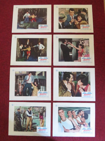 BLINDFOLD US LOBBY CARD FULL SET ROCK HUDSON CLAUDIA CARDINALE 1966 Rendezvous Cinema Movie posters