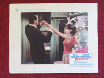 BLINDFOLD US LOBBY CARD FULL SET ROCK HUDSON CLAUDIA CARDINALE 1966 Rendezvous Cinema Movie posters