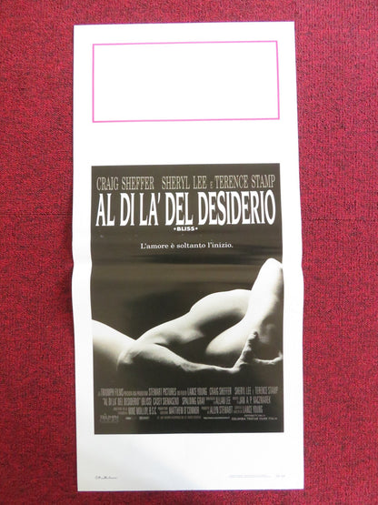 BLISS ITALIAN LOCANDINA POSTER CRAIG SHEFFER SHERYL LEE TERENCE STAMP 1997 Rendezvous Cinema Movie posters