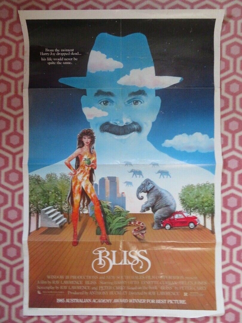 BLISS US ONE SHEET POSTER PETER CAREY BARRY OTTO 1985 Movie posters