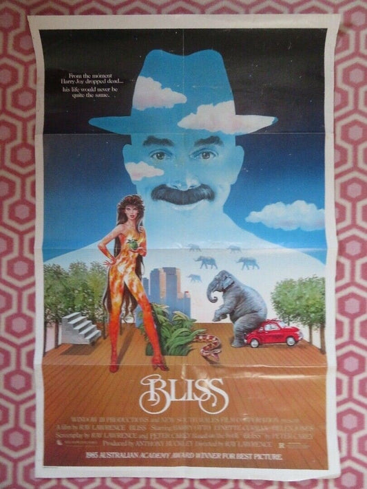 BLISS US ONE SHEET POSTER PETER CAREY BARRY OTTO 1985 Movie posters