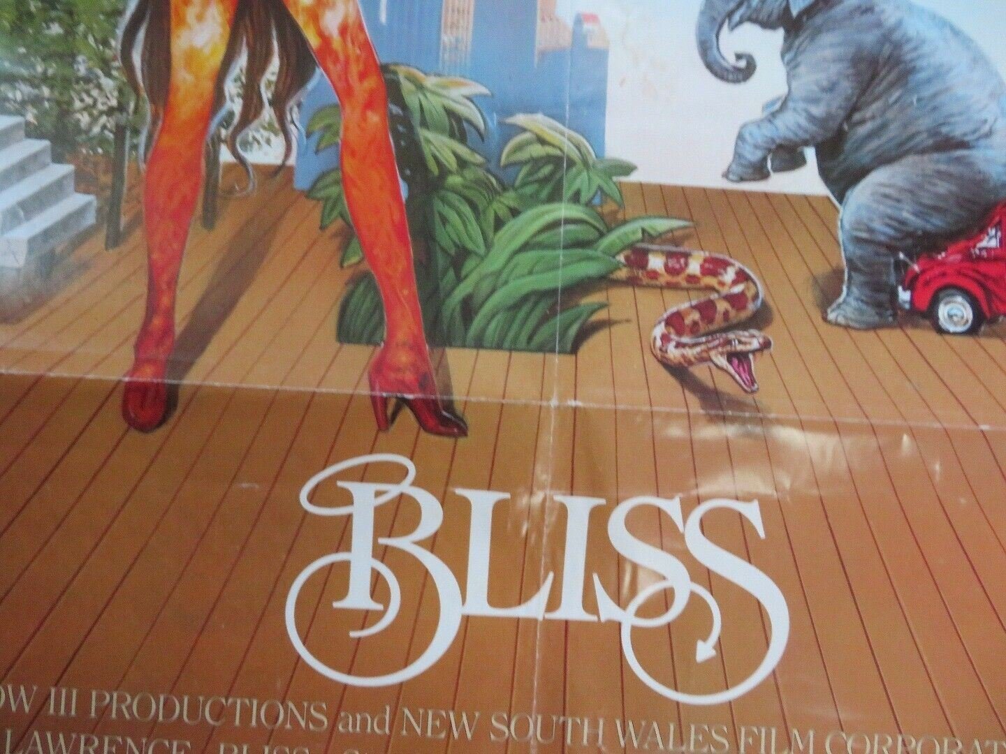 BLISS US ONE SHEET POSTER PETER CAREY BARRY OTTO 1985 Movie posters