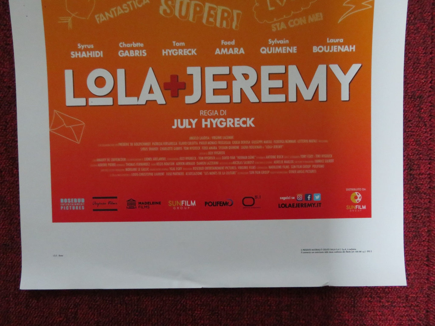 BLOCKBUSTER ITALIAN LOCANDINA POSTER SYRUS SHAHIDI CHARLOTTE GABRIS 2018 Rendezvous Cinema Movie posters