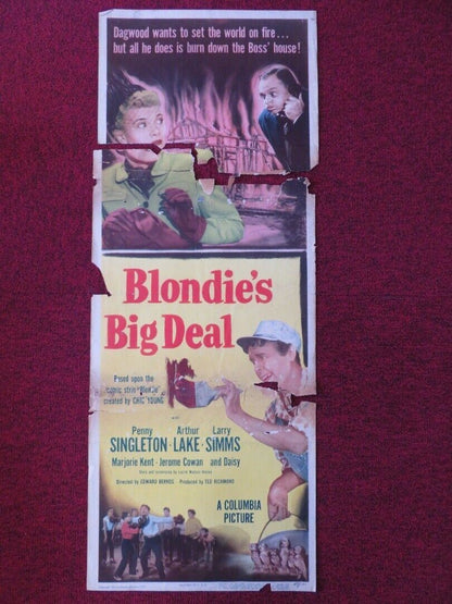 BLODIES BIG DEAL US INSERT (14"x 36") POSTER PENNY SINGLETON ARTHUR LAKE 1949 Movie posters
