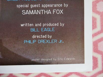 BLONDE IN BLACK SILK ADULT FOLDED US ONE SHEET POSTER S MERLE MICHAELS 1979 - Rendezvous Cinema