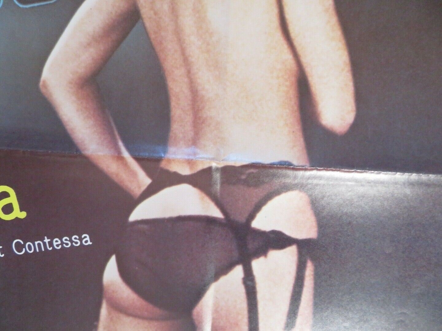 BLONDE IN BLACK SILK ADULT FOLDED US ONE SHEET POSTER S MERLE MICHAELS 1979 - Rendezvous Cinema