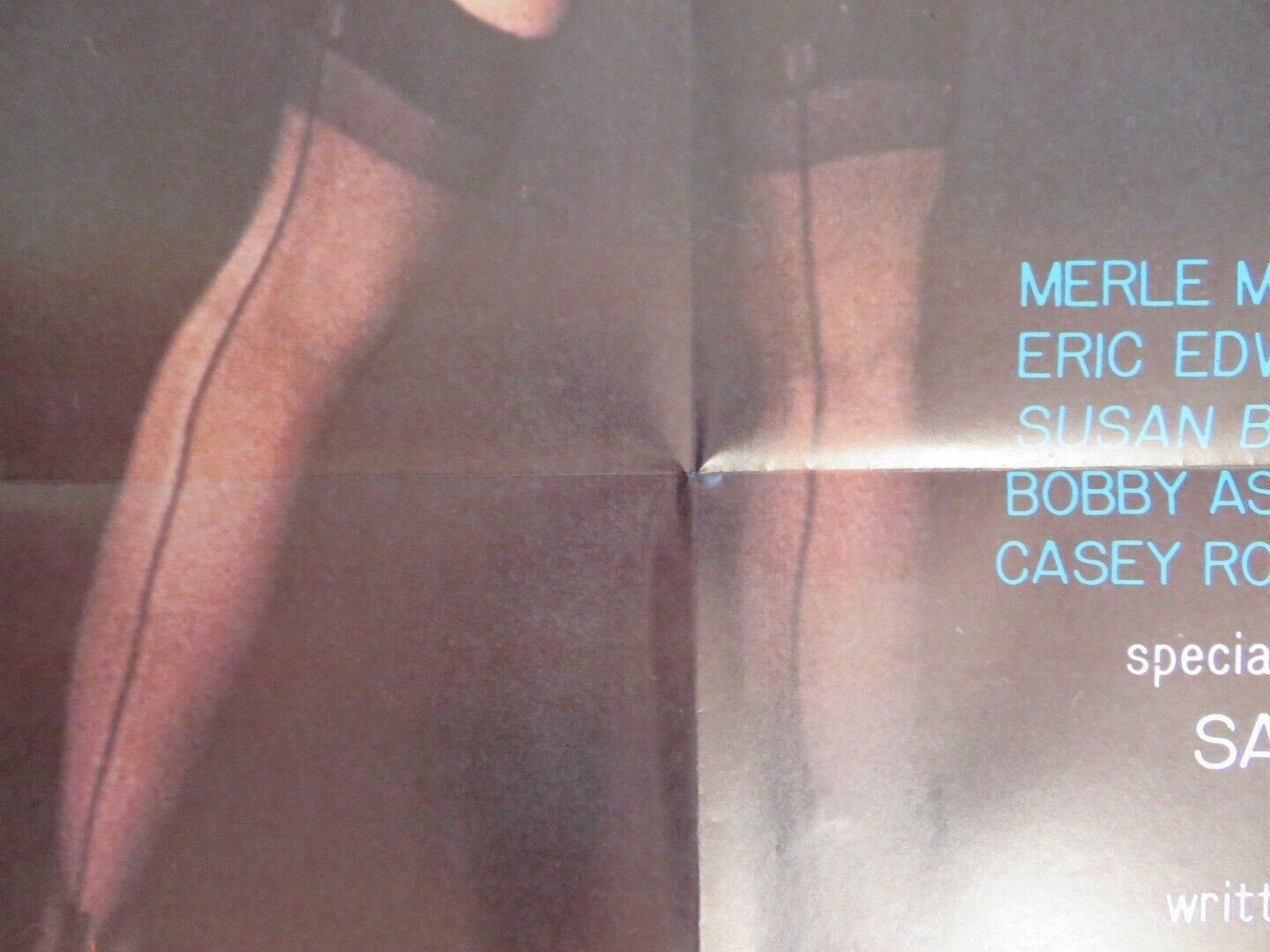 BLONDE IN BLACK SILK ADULT FOLDED US ONE SHEET POSTER S MERLE MICHAELS 1979 - Rendezvous Cinema