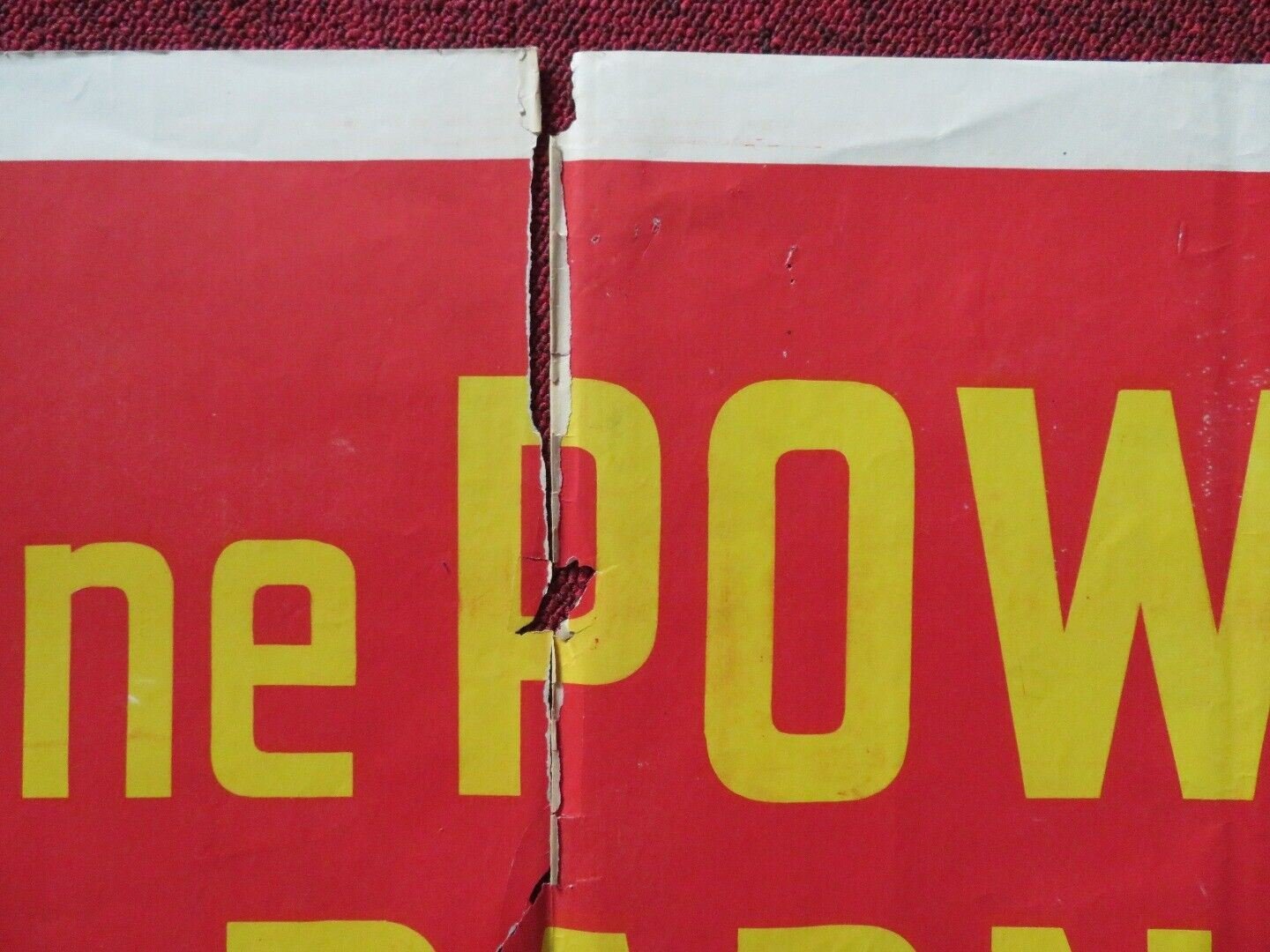 BLOOD AND SAND FOLDED US ONE SHEET POSTER TRYONE POWER RITA HAYWORTH 1941 - Rendezvous Cinema