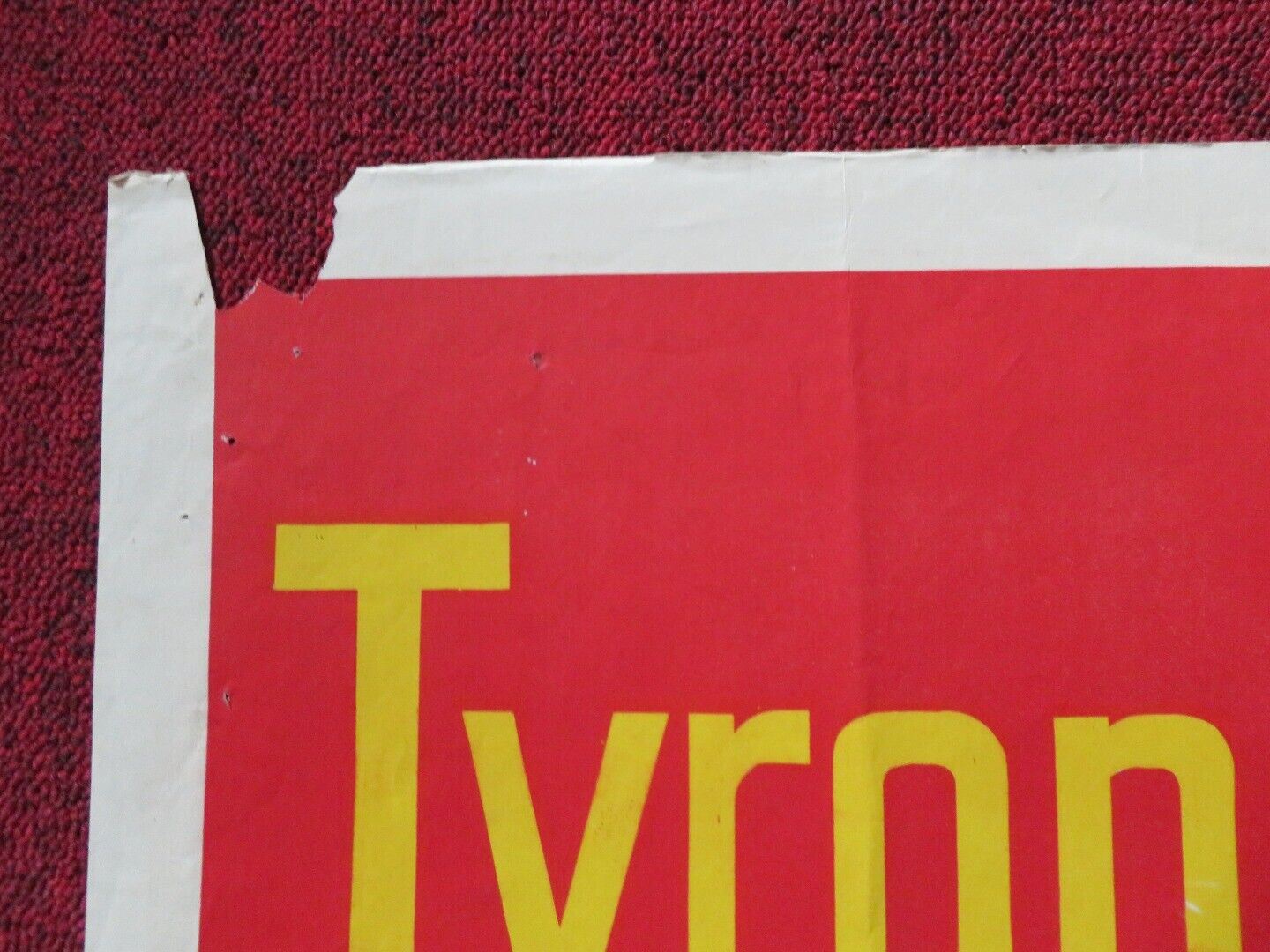 BLOOD AND SAND FOLDED US ONE SHEET POSTER TRYONE POWER RITA HAYWORTH 1941 - Rendezvous Cinema