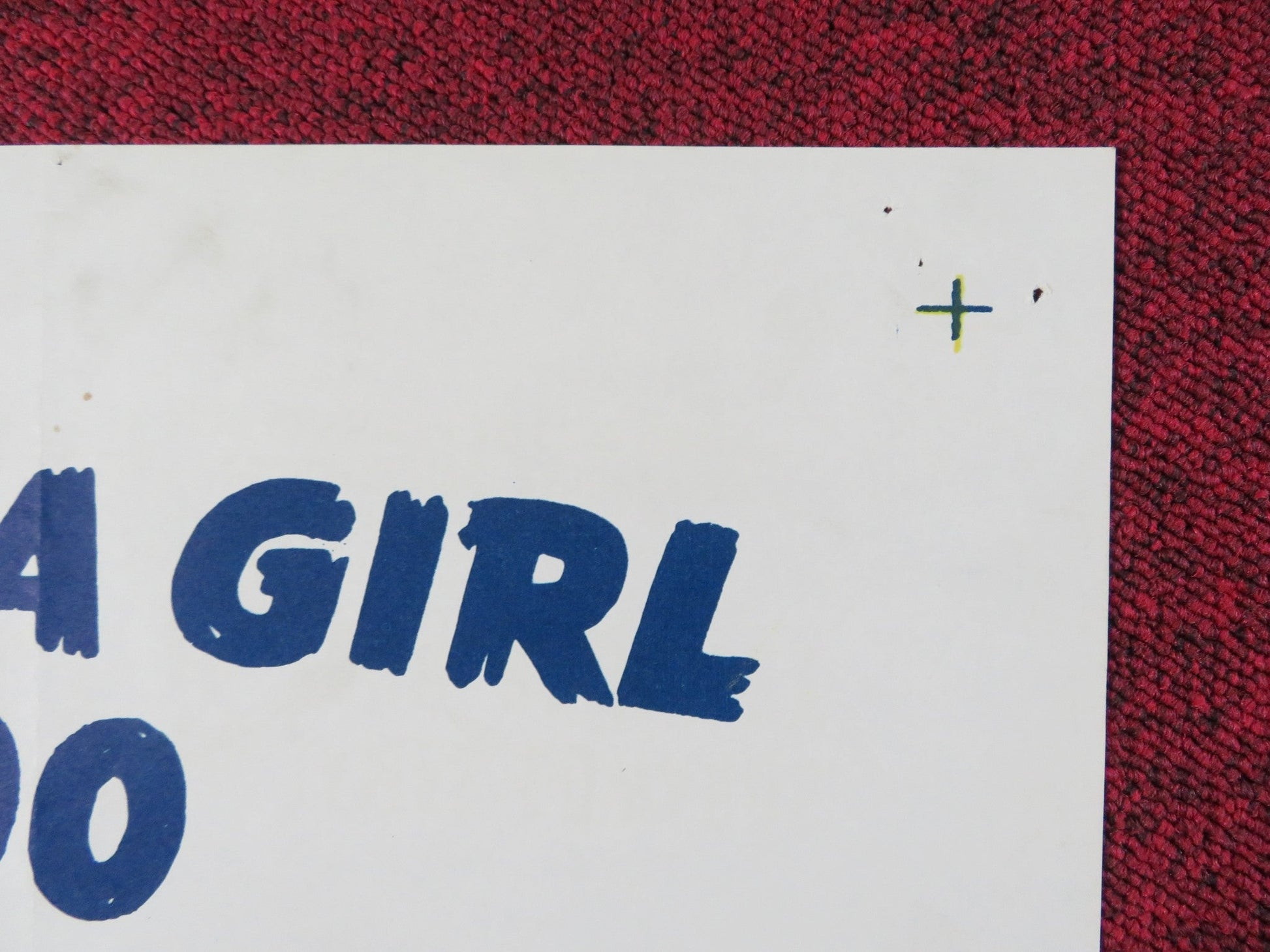 BLOOD AND STEEL FOLDED US ONE SHEET POSTER JOHN LUPTON ZIVA RODANN 1959 Rendezvous Cinema Movie posters