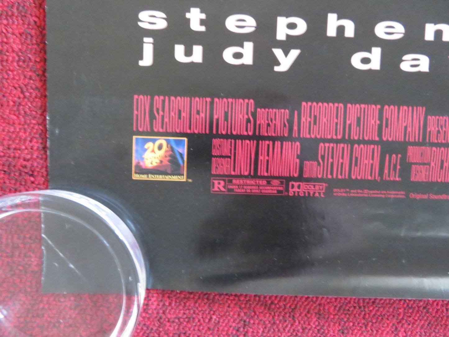 BLOOD AND WINE US VHS ONE SHEET ROLLED POSTER JACK NICHOLSON STEPHEN DORFF 1996 Rendezvous Cinema Movie posters