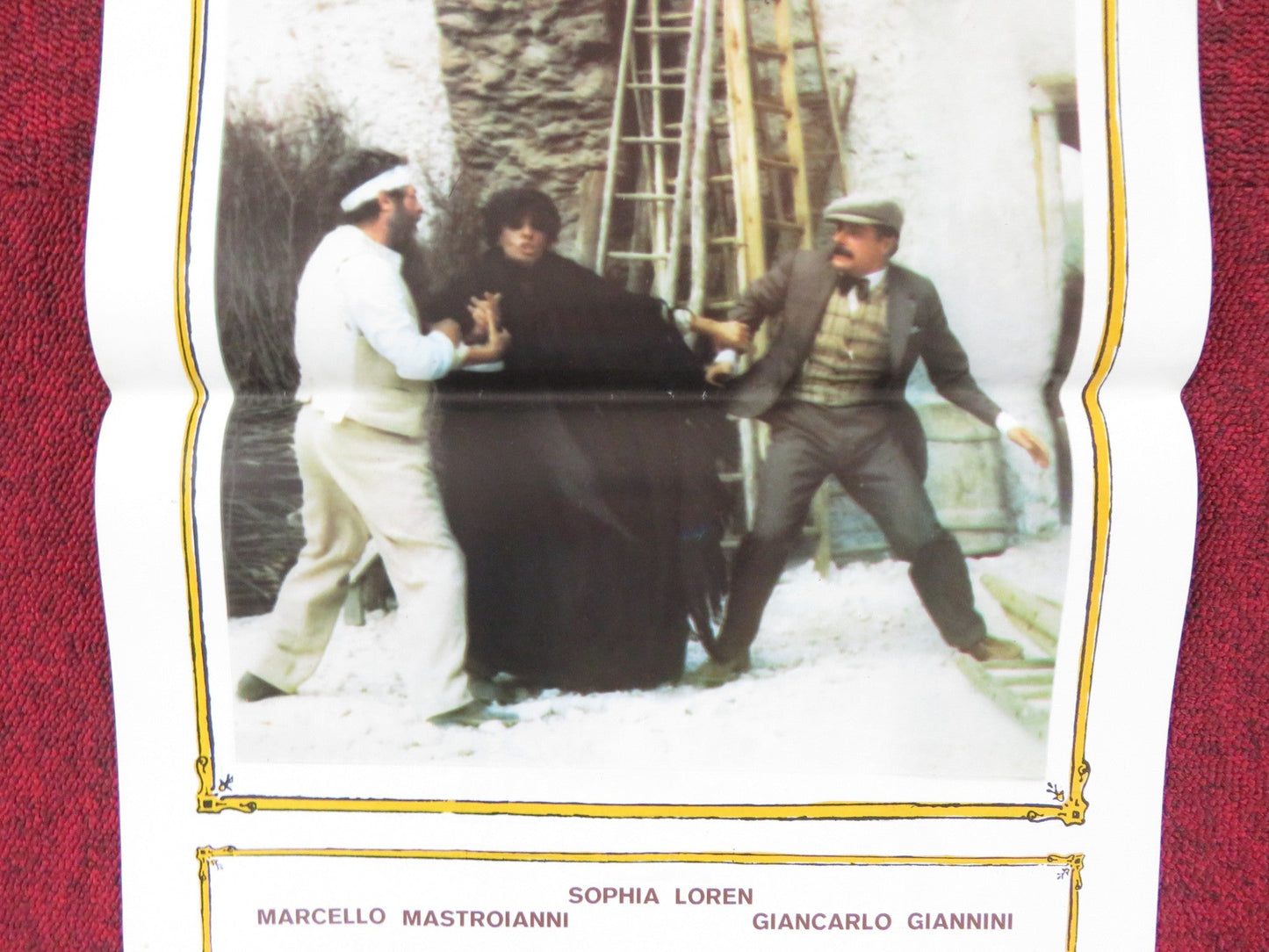 BLOOD FEUD ITALIAN LOCANDINA POSTER SOPHIA LOREN MARCELLO MASTROIANNI 1978 Rendezvous Cinema Movie posters