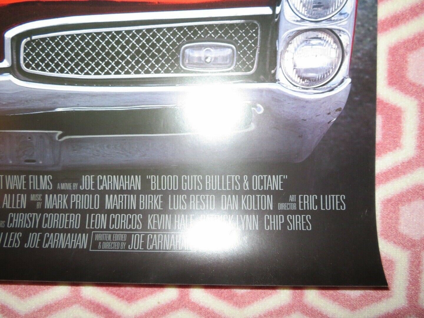 BLOOD GUTS BULLETS & OCTANE US ONE SHEET ROLLED POSTER DAN LEIS KEN RUDULPH 1998 Movie posters