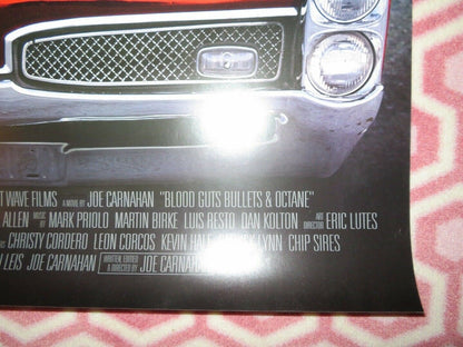 BLOOD GUTS BULLETS & OCTANE US ONE SHEET ROLLED POSTER DAN LEIS KEN RUDULPH 1998 Movie posters