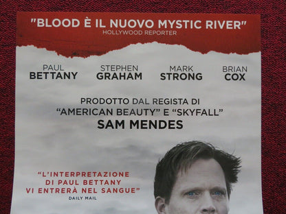 BLOOD ITALIAN LOCANDINA (27"x12.5") POSTER PAUL BETTANY STEPHEN GRAHAM 2012 - Rendezvous Cinema