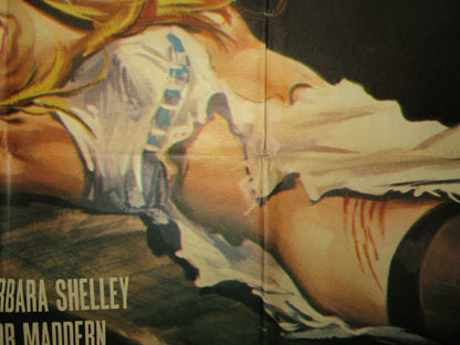 BLOOD OF VAMPIRE / II SANGUE ITALIAN 2 FOGLIO POSTER DONALD WOLFIT R1962 Movie posters