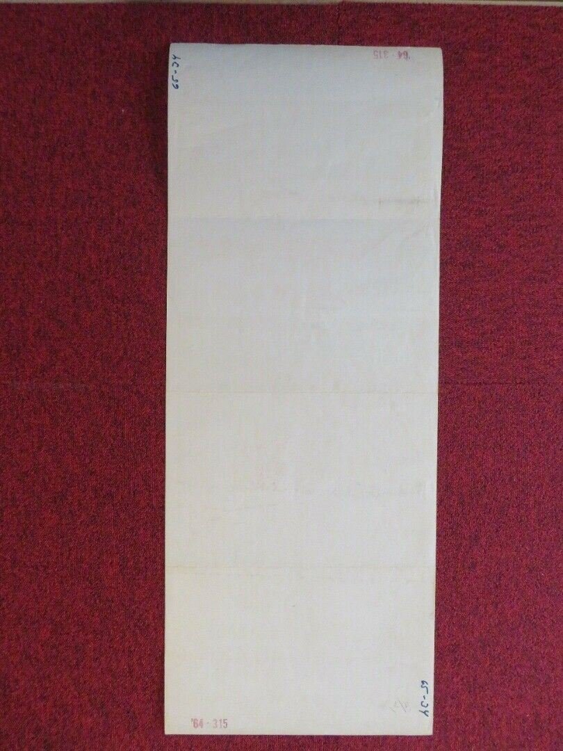 BLOOD ON THE ARROW US INSERT (14"x 36") POSTER DALE ROBERTSON MARTHA HYER 1964 - Rendezvous Cinema