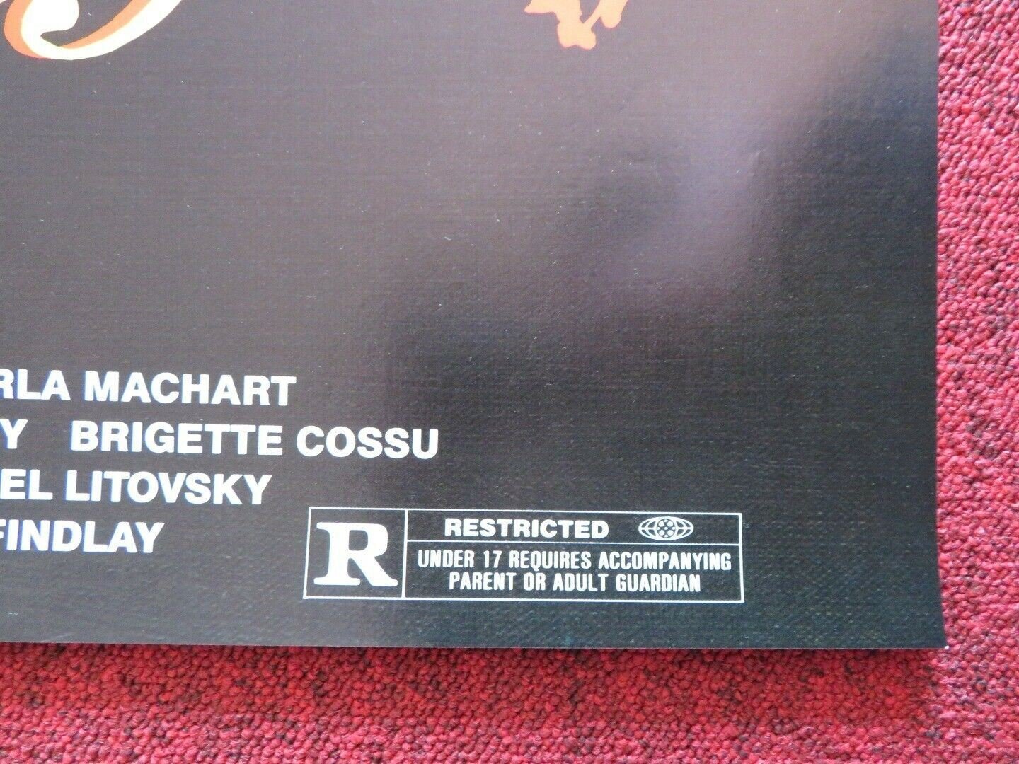 BLOOD SISTERS US ONE SHEET ROLLED POSTER ROBERTA FINDLAY AMY BRENTANO 1987 - Rendezvous Cinema