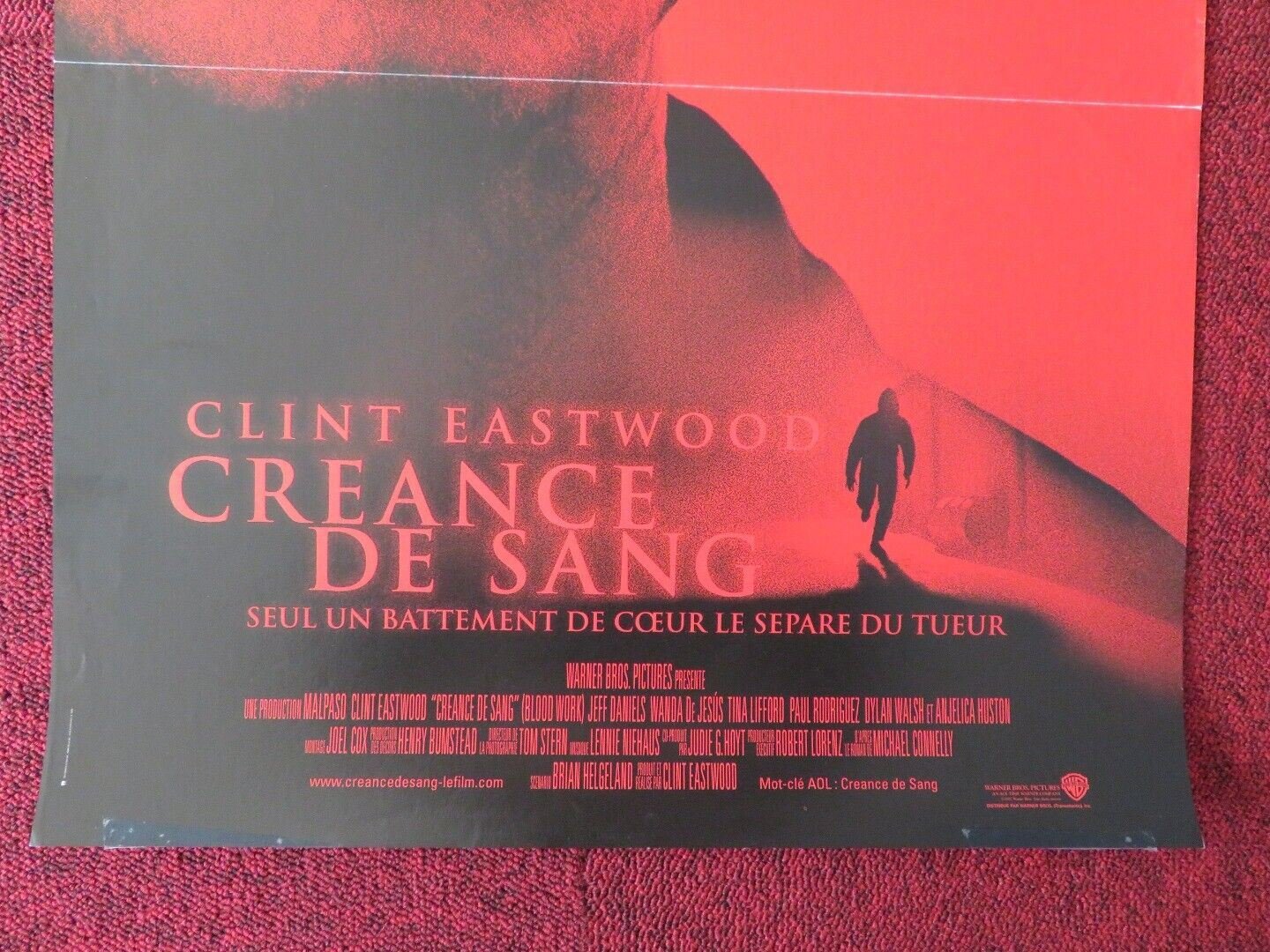 BLOOD WORK FRENCH (15"x 21") POSTER CLINT EASTWOOD JEFF DANIELS 2002 Movie posters
