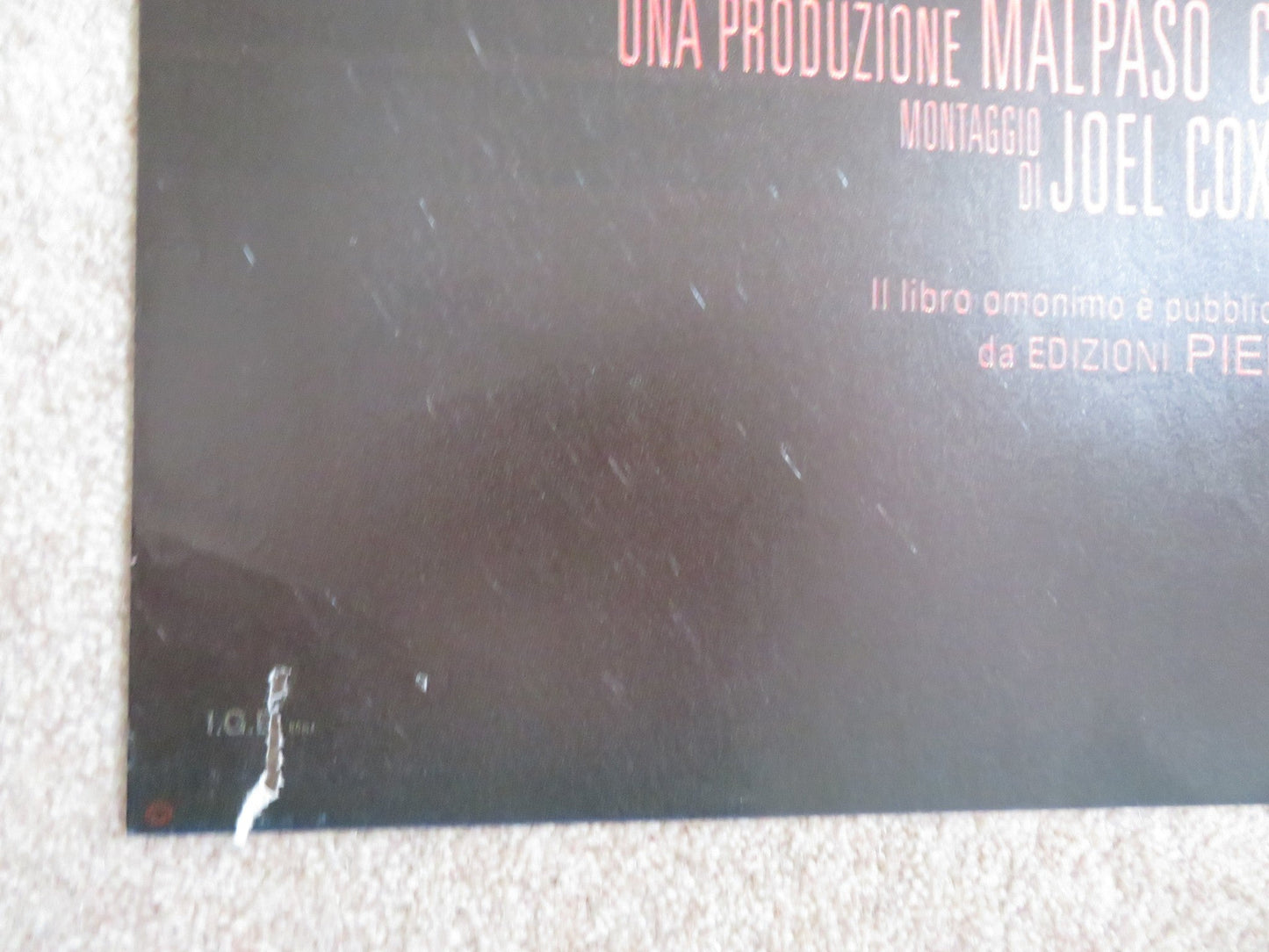 BLOOD WORK ITALIAN 2 FOGLIO POSTER CLINT EASTWOOD JEFF DANIELS 2002 Rendezvous Cinema Movie posters
