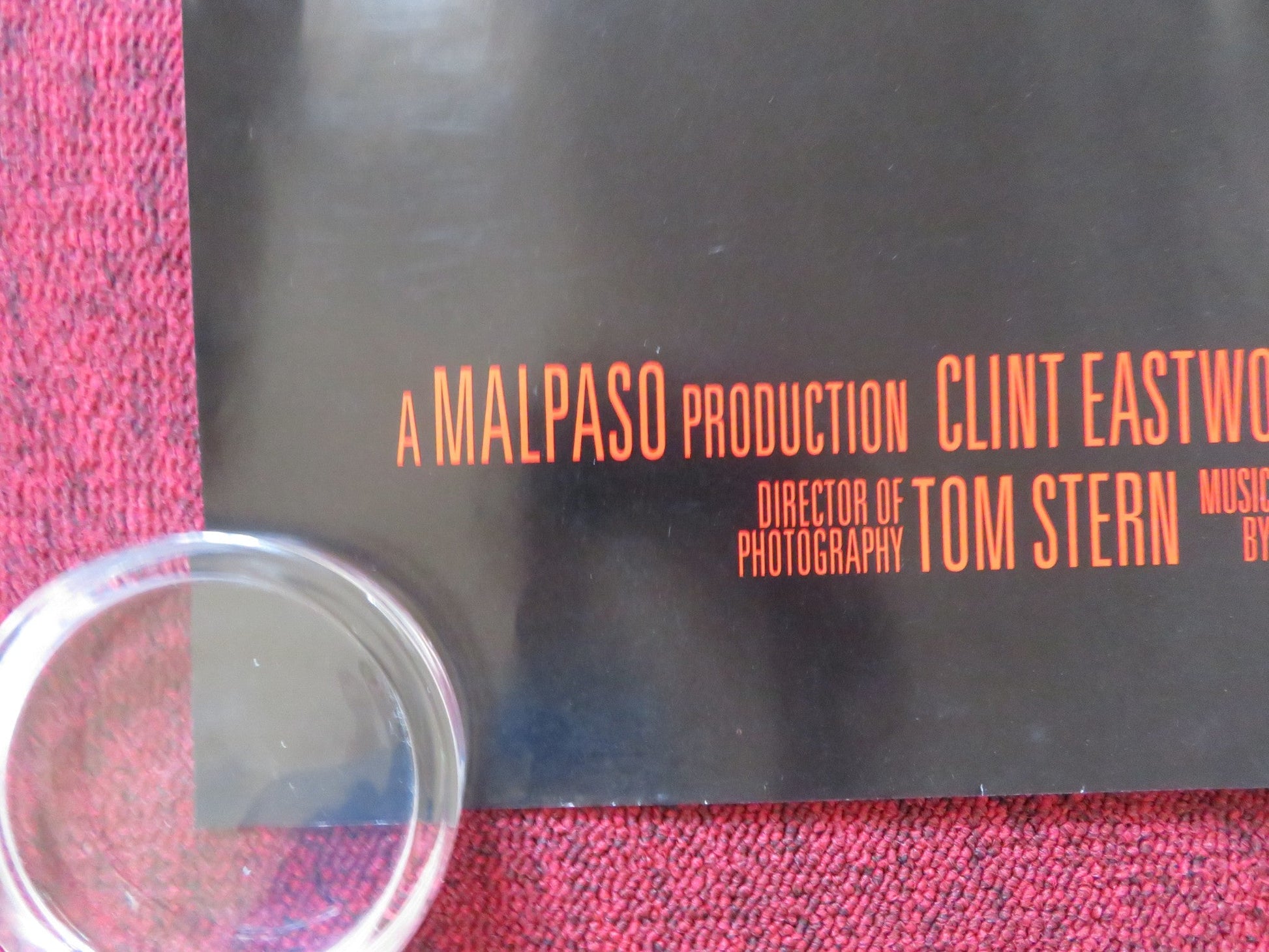 BLOOD WORK UK QUAD (30"x 40") ROLLED POSTER CLINT EASTWOOD JEFF DANIELS 2002 Rendezvous Cinema Movie posters