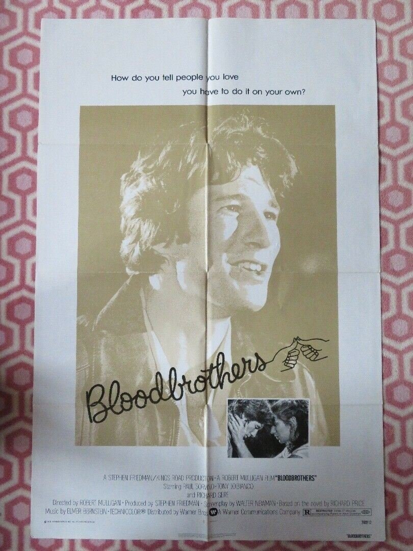 BLOODBROTHERS US ONE SHEET POSTER RICHARD GERE PAUL SORVINO 1978 Movie posters